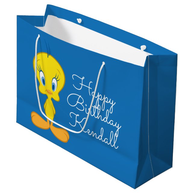 Bolsa De Regalo Grande Pájaro inocente de TWEETY™ el | pequeño (Angulo Anverso)