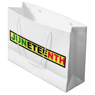 Bolsa De Regalo Grande Panafricano, blanco de junio