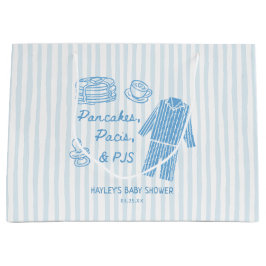 Bolsa De Regalo Grande Pancakes, Pacis & PJs Boy Baby Shower