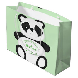 Bolsa De Regalo Grande Panda Bear Baby Shower