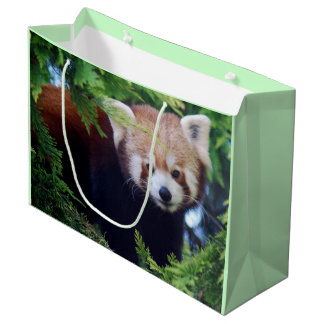 Bolsa De Regalo Grande Panda roja