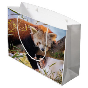 Bolsa De Regalo Grande Panda rojiza perezosa