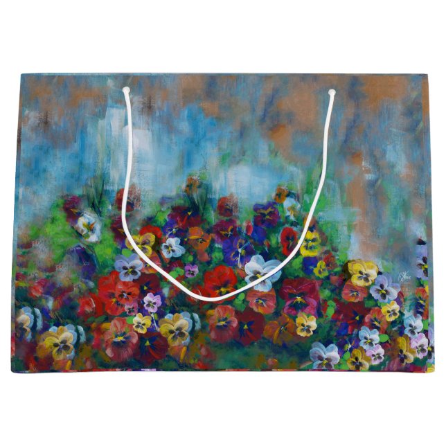 Bolsa De Regalo Grande Pansy Gift Bag (Anverso)
