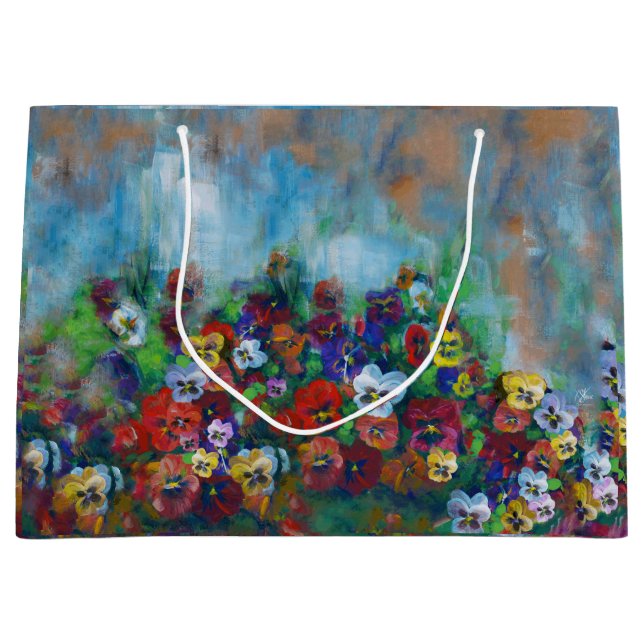 Bolsa De Regalo Grande Pansy Gift Bag (Anverso)