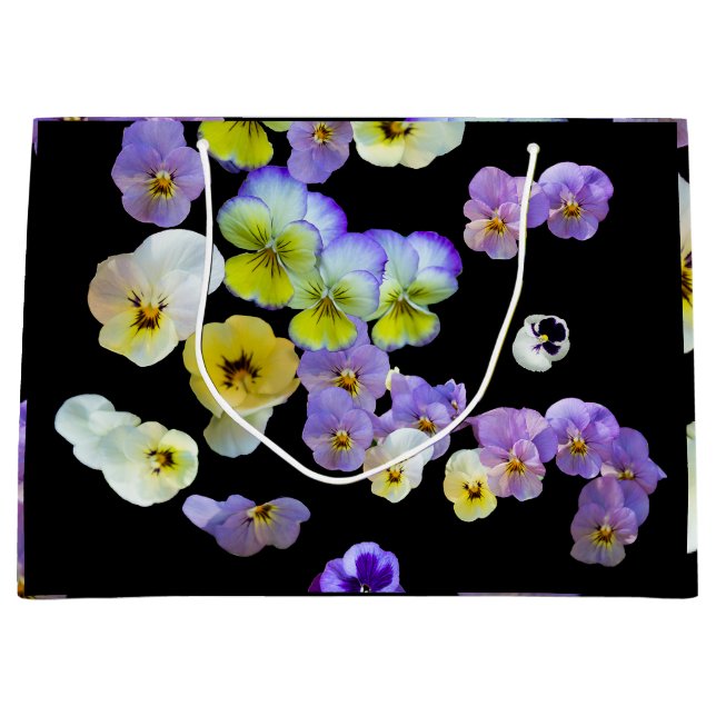Bolsa De Regalo Grande Pansy Gift Bags (Anverso)