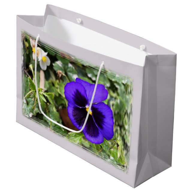 Bolsa De Regalo Grande Pañuelo morado (Angulo Anverso)