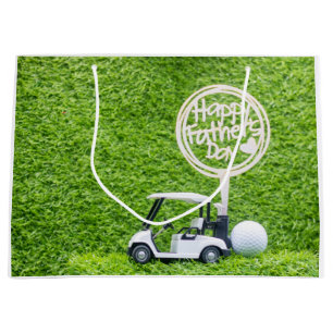 Bolsa De Regalo Grande Papá golf en regalo de cumpleaños para papá