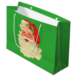 Bolsa De Regalo Grande Papá Noel vintage