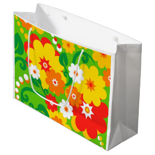 Bolsa De Regalo Grande Papel de fondo de escritorio Funny Flower Power +