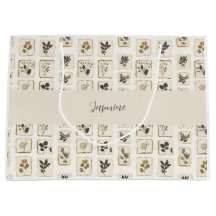 Papel tisú de hierbas botánicas personalizadas