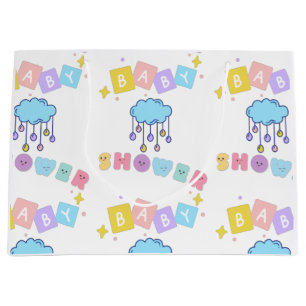 Bolsa de regalo grande para baby shower