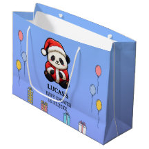 Bolsa de regalo grande para baby shower Panda Papá