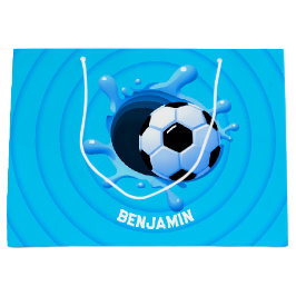 Bolsa de regalo grande para bolas de fútbol person