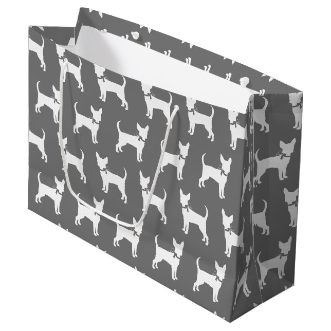 Bolsa de regalo grande para cachorro de perro Chih (Angulo Anverso)
