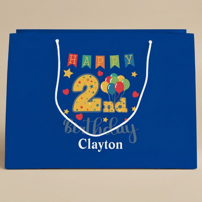 Bolsa de regalo grande para el 2º cumpleaños (Subido por el creador)