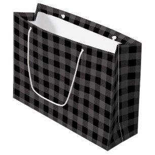 Bolsa de regalo grande para el gato de leñador gri