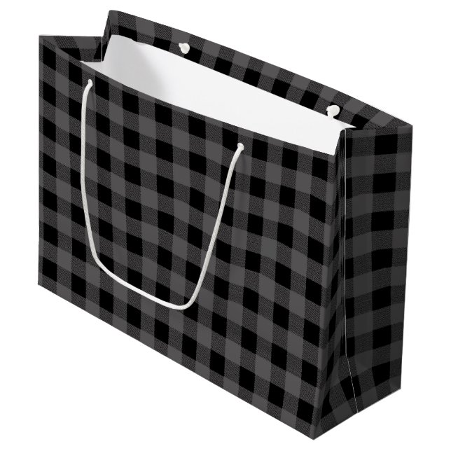 Bolsa de regalo grande para el gato de leñador gri (Angulo Anverso)