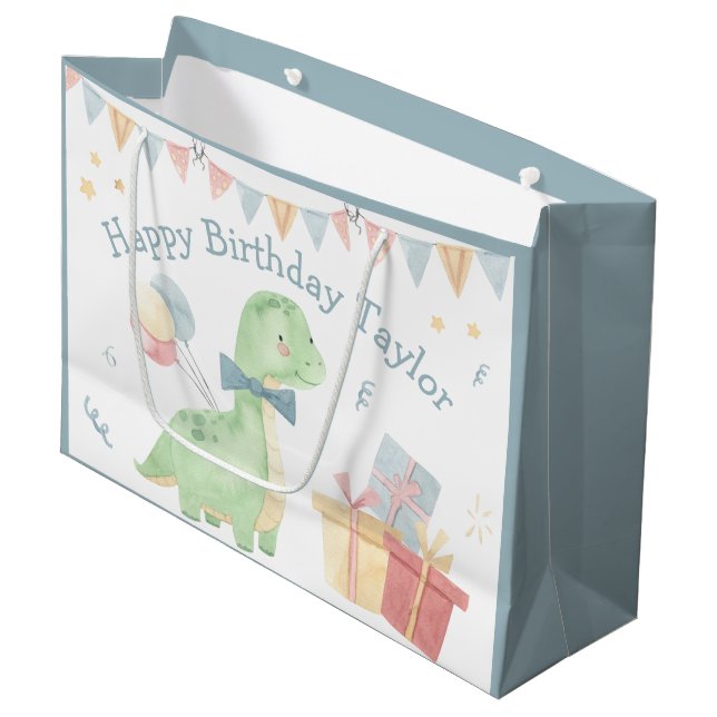 Bolsa de regalo grande para fiesta de cumpleaños d (Angulo Anverso)