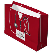 Bolsa de regalo grande para graduación de enfermer