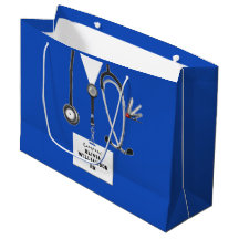 Bolsa de regalo grande para graduación de enfermer
