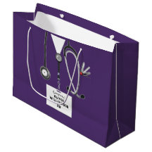 Bolsa de regalo grande para graduación de enfermer