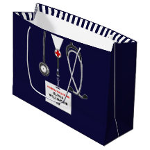 Bolsa de regalo grande para graduación de enfermer