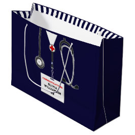 Bolsa de regalo grande para graduación de enfermer