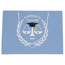 Bolsa de regalo grande para graduado en derecho di