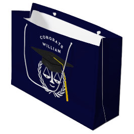 Bolsa de regalo grande para graduados de derecho