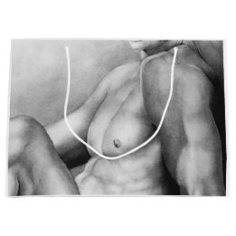 Bolsa De Regalo Grande Para los hombres Nude masculino Bodybuilder Art El