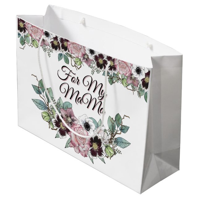 Bolsa De Regalo Grande Para Mi Mamá (Angulo reverso)