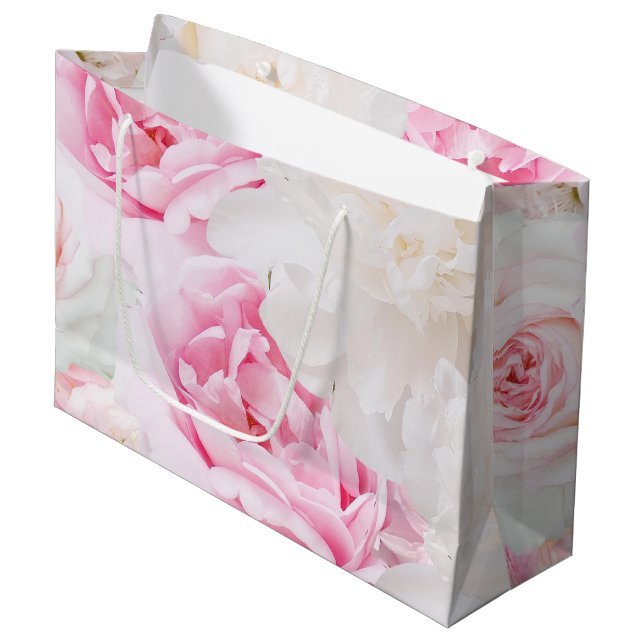 Bolsa de regalo grande para Peonies (Angulo Anverso)