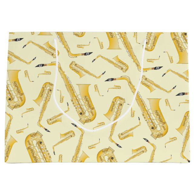 Bolsa de regalo grande para profesor de banda de m (Anverso)