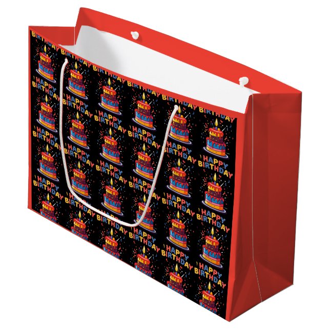 Bolsa de regalo grande para suministros de tema de (Angulo Anverso)