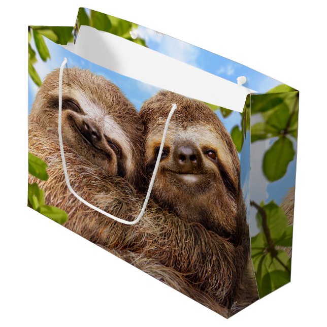 Bolsa De Regalo Grande Pareja de perezosos (Angulo Anverso)