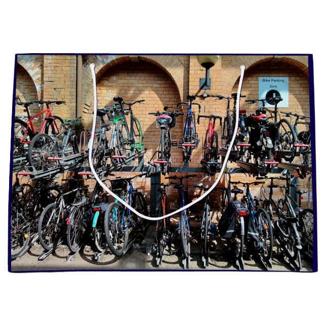 Bolsa De Regalo Grande Paro de bicicleta (Anverso)