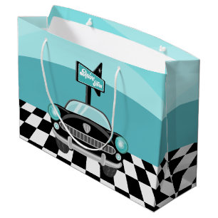 Bolsa De Regalo Grande Partido Cute Fifties Diner
