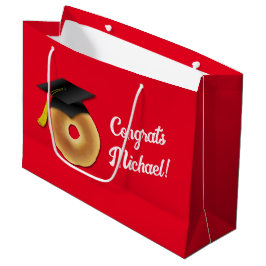 Bolsa De Regalo Grande Partido de Graduación Bagel Breakfast Brunch