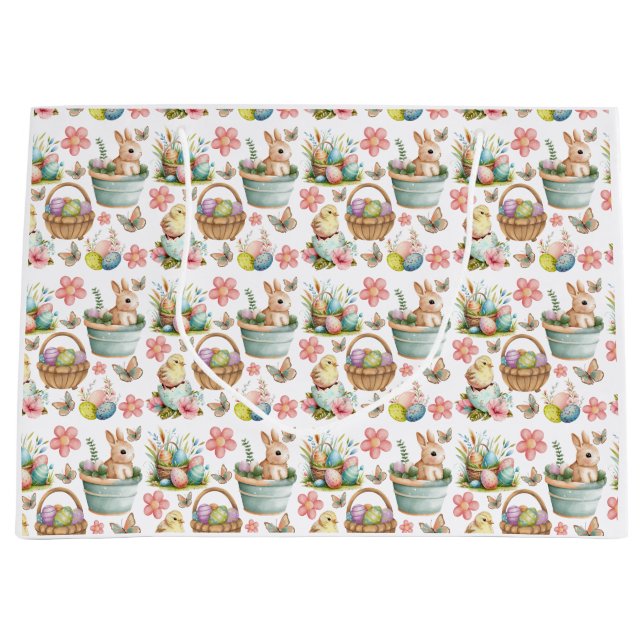Bolsa De Regalo Grande Pascua, primavera (Anverso)