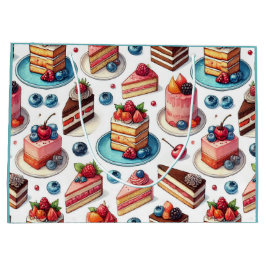 Bolsa De Regalo Grande Pastel en la cara