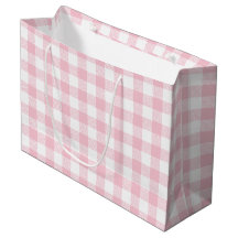 Pastel Rosa Cuadro de Gingham