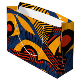 Bolsa De Regalo Grande Patrón africano vibrante