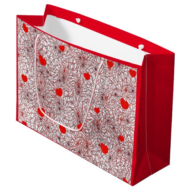 Bolsa De Regalo Grande Patrón cardíaco (Angulo Anverso)