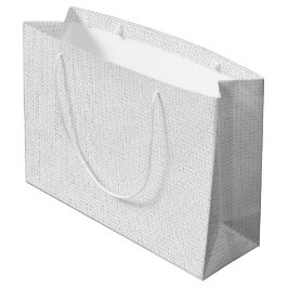 Bolsa De Regalo Grande Patrón continuo de lunares negros | Lunares diminu