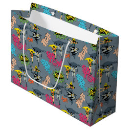 Bolsa De Regalo Grande Patrón De Acción Batman Y Robin