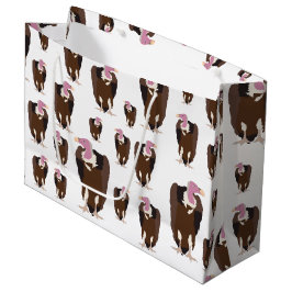 Bolsa De Regalo Grande Patrón de aves buitre