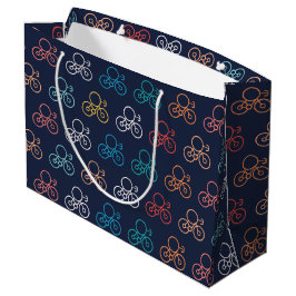 Bolsa De Regalo Grande Patrón de bicicletas