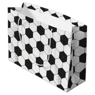 Bolsa De Regalo Grande Patrón de bolas de fútbol