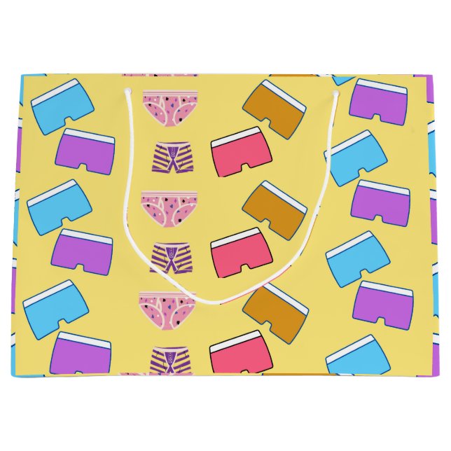 Bolsa De Regalo Grande patrón de calzonez (Anverso)