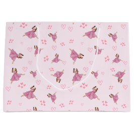 Bolsa De Regalo Grande Patrón de cumpleaños de Ballerina Nutcracker